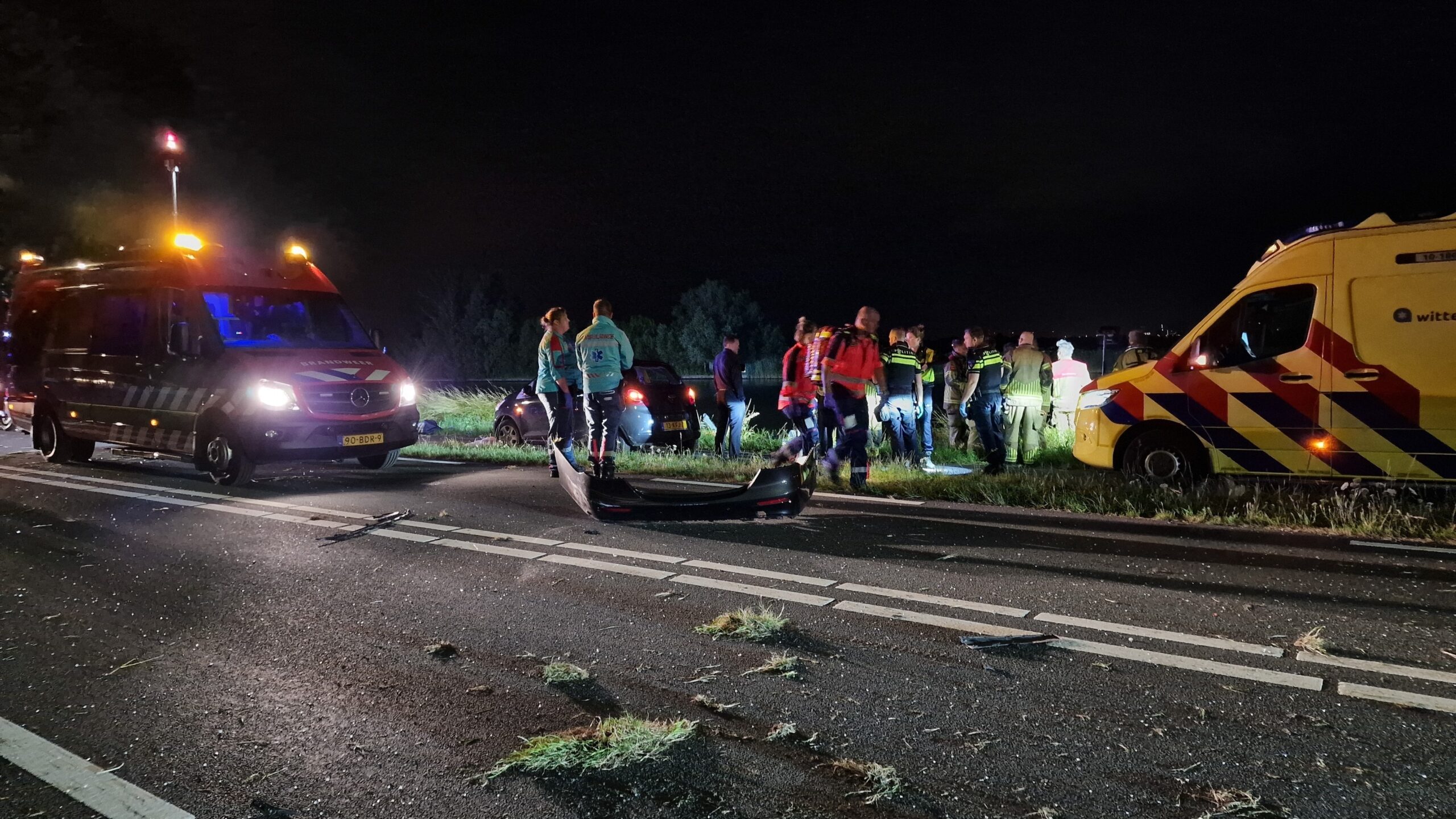 Man (21) uit Breda overleden na ernstig ongeval N246 Markenbinnen