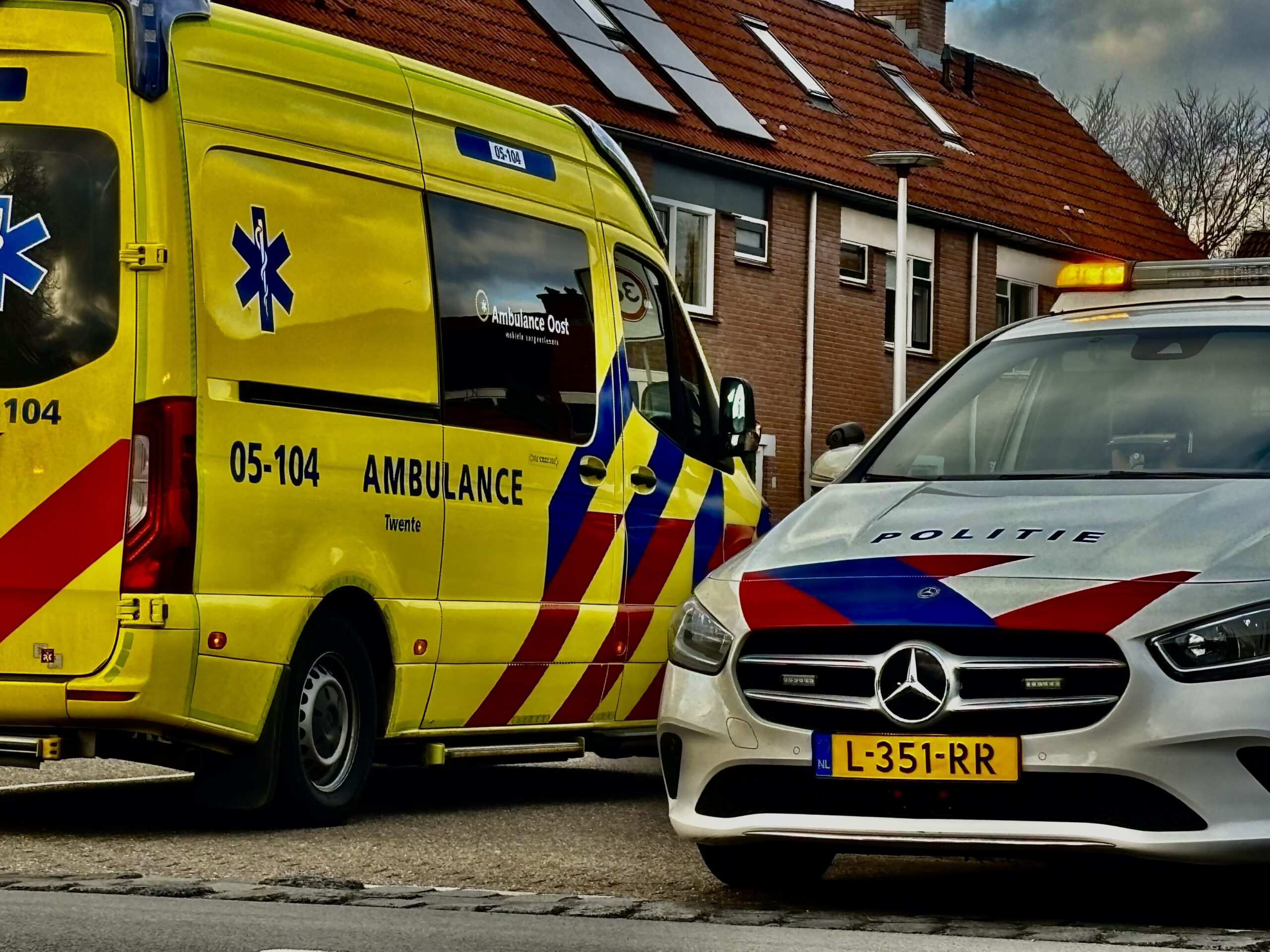 Motoragent aangereden tijdens controle, bestuurder onder invloed aangehouden