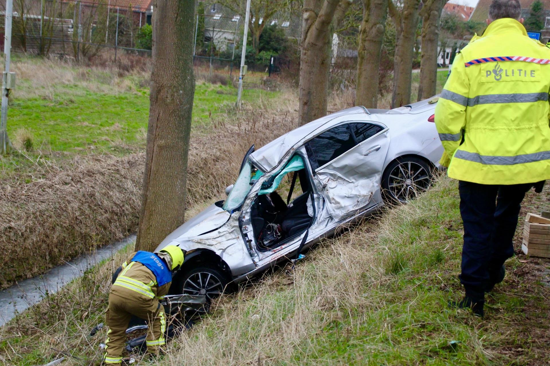 Zwaargewonde na ernstig eenzijdig ongeval, traumahelikopter opgeroepen