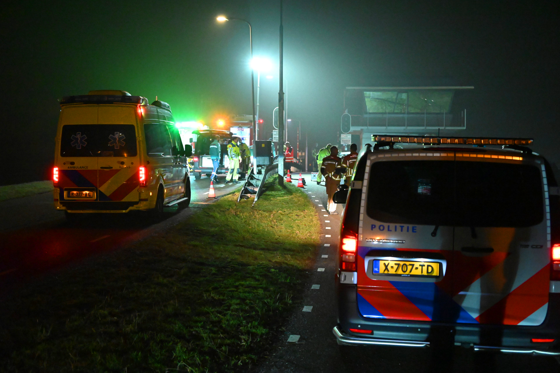 Persoon te water - Grote inzet hulpdiensten