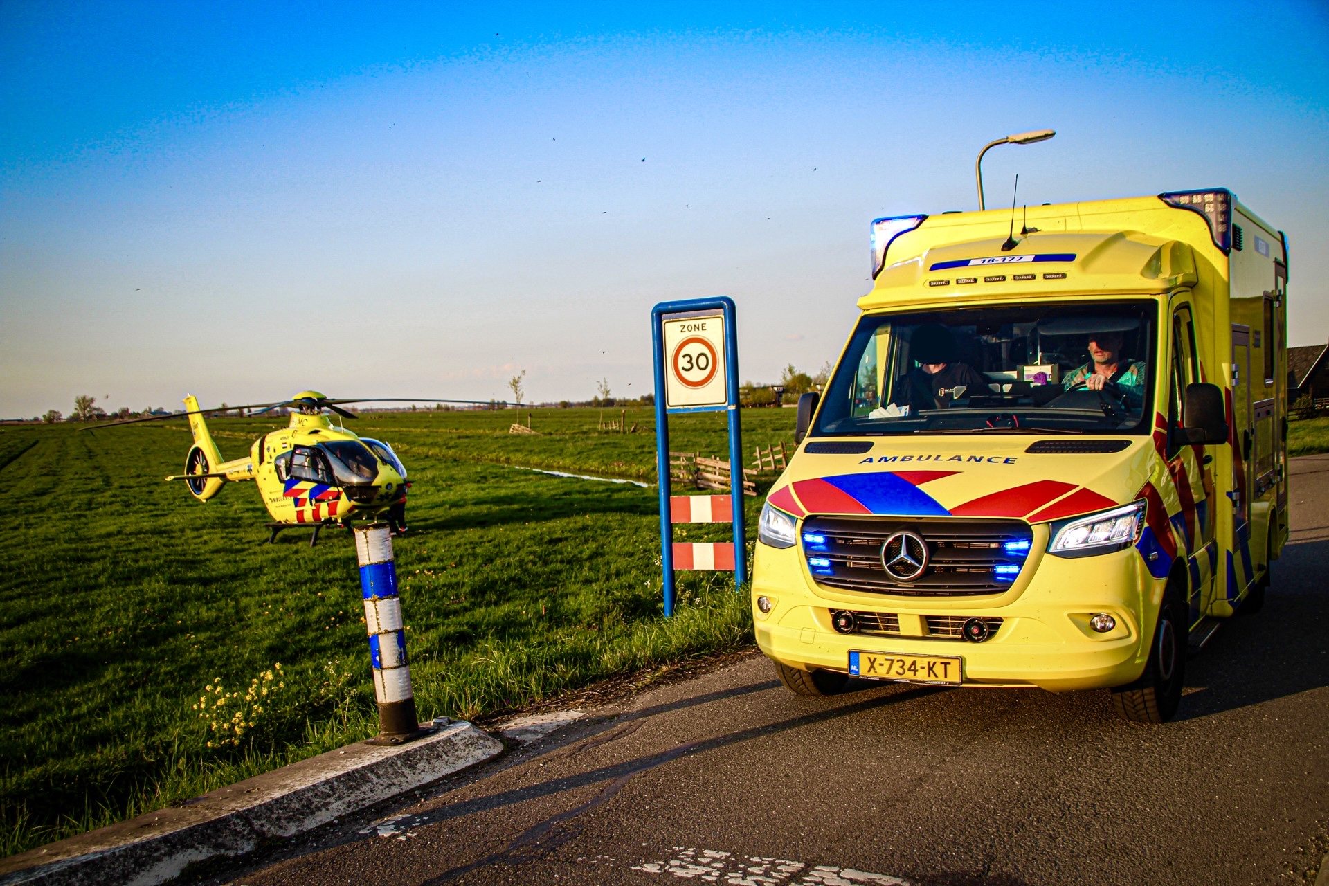 Traumahelikopter ingezet bij medische noodsituatie