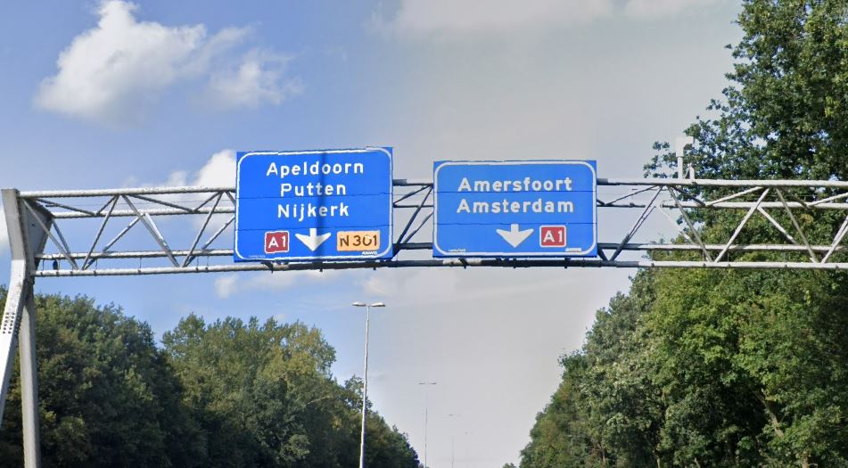 Groot onderhoud A30, verkeer wordt grootschalig omgeleid via Apeldoorn en Utrecht