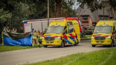Zwaar ongeval op Hoofdstraat in De Steeg, traumahelikopter opgeroepen