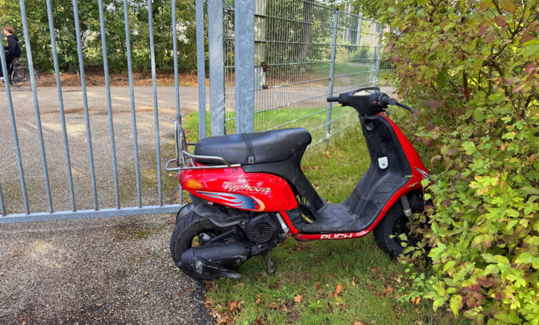 14 jarige vlucht met motorscooter en botst op tractor in Gemert