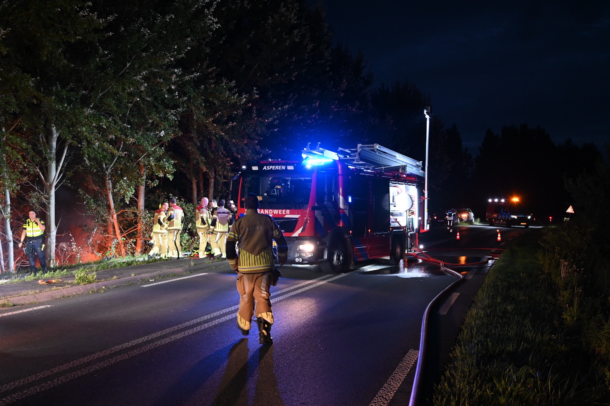 Aanrijding op de N848 ter hoogte van Heukelum