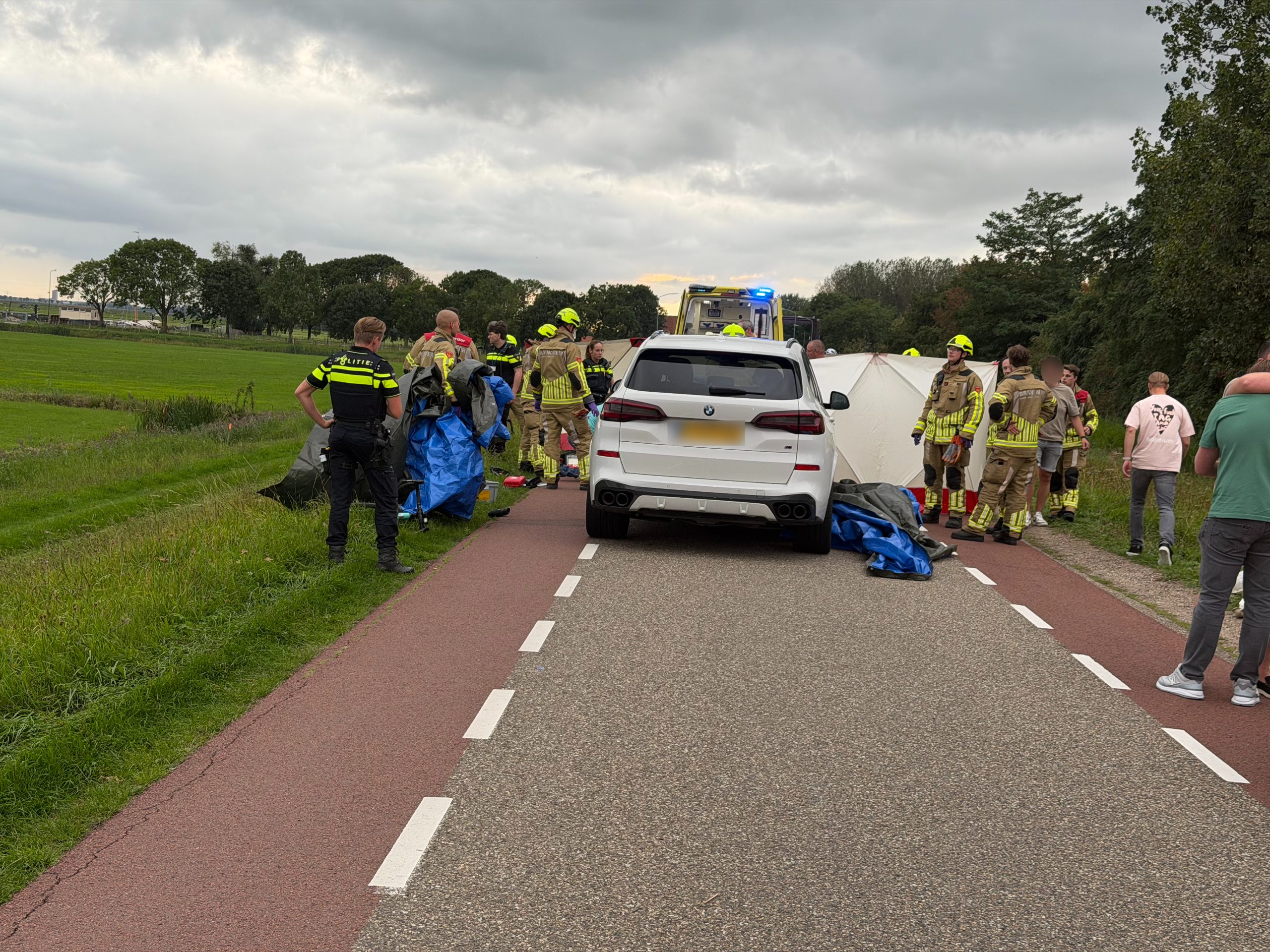 Wielrenner overleden na ernstig ongeval met personenauto
